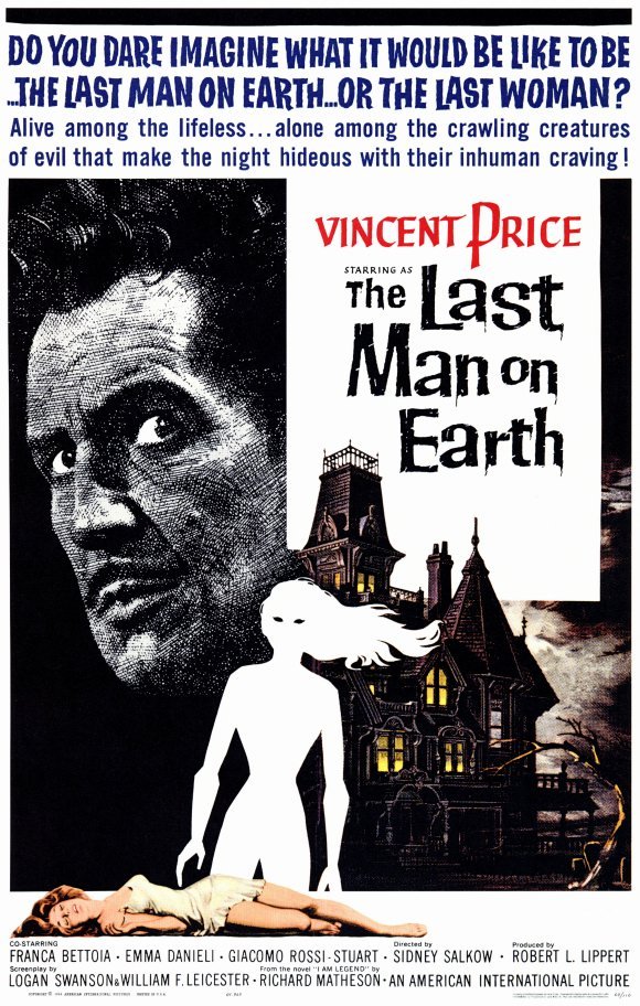 The Last Man On Earth (1964) - Vincent Price  DVD  Colorized Version
