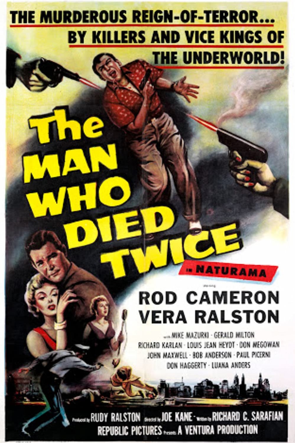The Man Who Died Twice (1958) - Rod Cameron  DVD