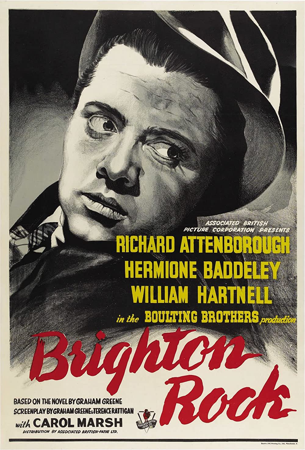 Brighton Rock (1948) - Richard Attenborough DVD  Colorized Version