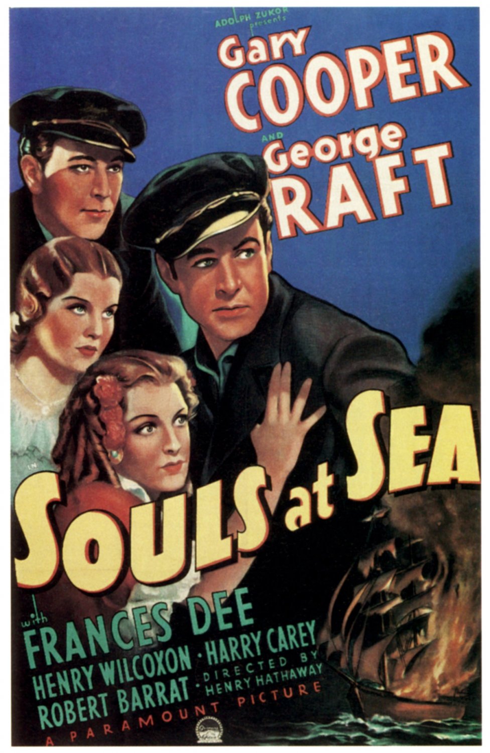 Souls At Sea (1937) - Gary Cooper  DVD  Colorized Version