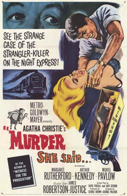 Miss Marple : Murder She Said (1961) - Margaret Rutherford  DVD  Colorized Version