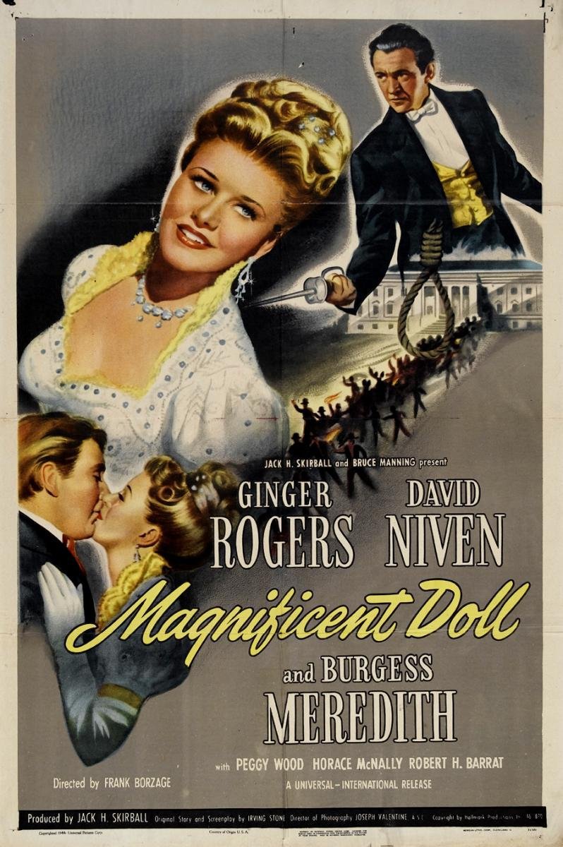 Magnificent Doll (1946) - David Niven  DVD  Colorized Version