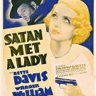 Satan Met A Lady (1936) - Bette Davis  DVD  Colorized Version