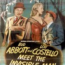 Abbott And Costello Meet The Invisible Man (1951)  DVD  Colorized Version