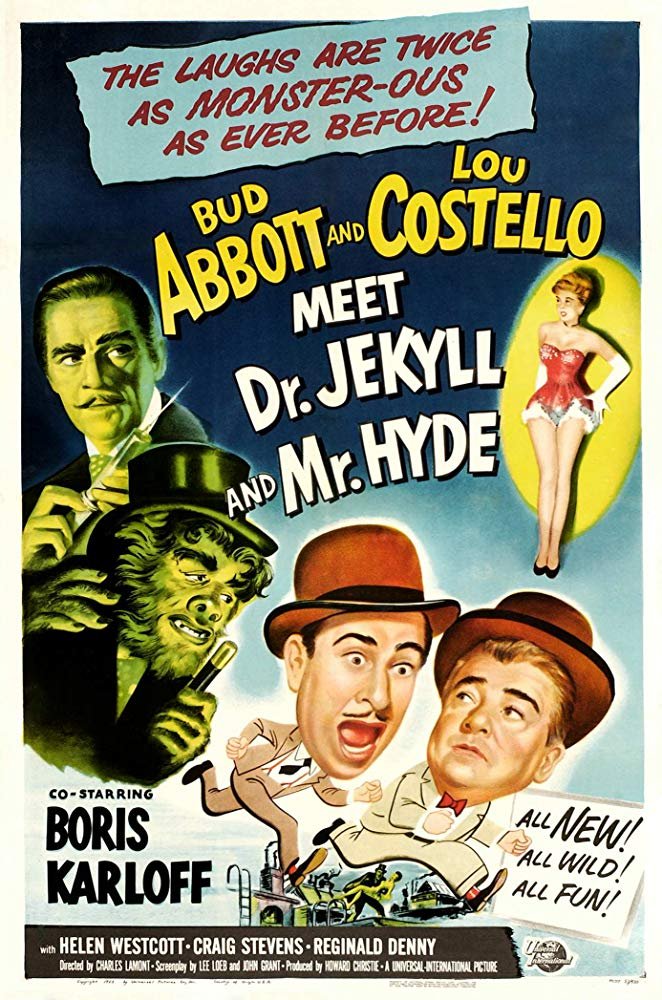 Abbott And Costello Meet Dr. Jekyll And Mr. Hyde (1953)  DVD Colorized Version