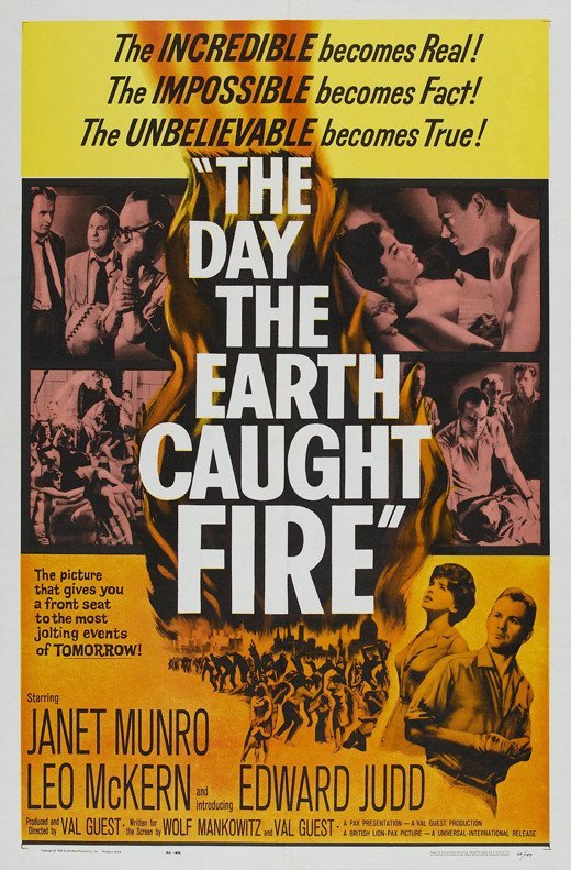 The Day The Earth Caught Fire (1961) - Janet Munro  DVD  Colorized Version