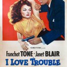 I Love Trouble (1948) - Franchot Tone  DVD