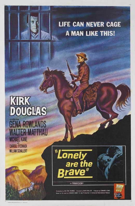 Lonely Are The Brave (1962) - Kirk Douglas  DVD  Colorized Version