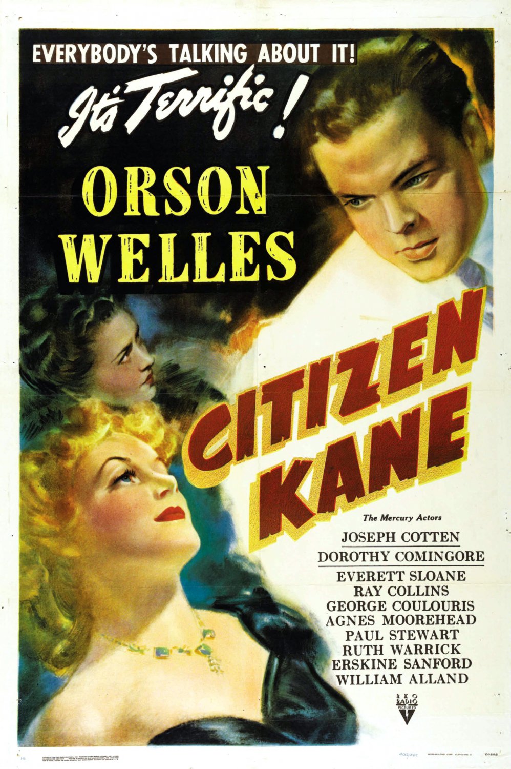 Citizen Kane (1941) - Orson Welles  DVD Colorized Version