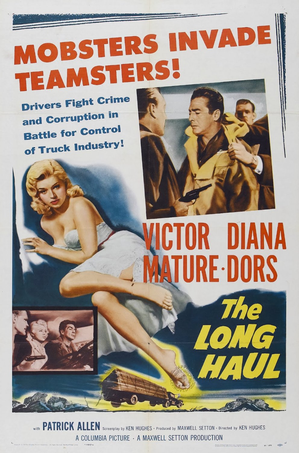 The Long Haul (1957) - Victor Mature  DVD  Colorized Version