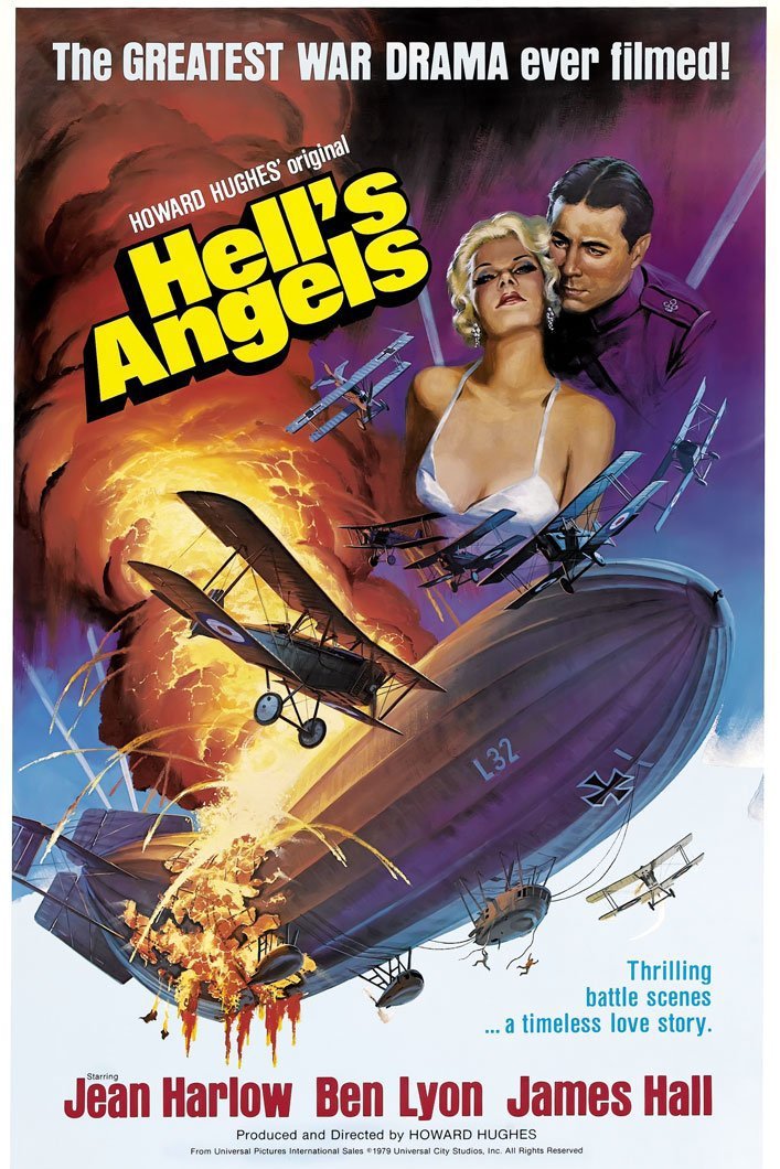 Hell&Acirc;&acute;s Angels (1930) - Jean Harlow DVD  Colorized Version