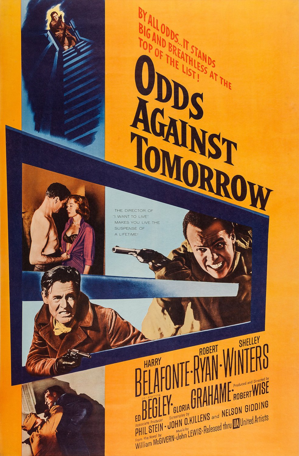 Odds Against Tomorrow (1959) - Harry Belafonte DVD  Colorized Version