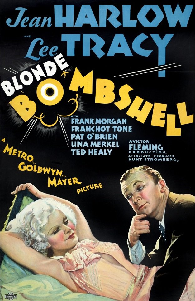 Bombshell (1933) - Jean Harlow  DVD  Colorized Version