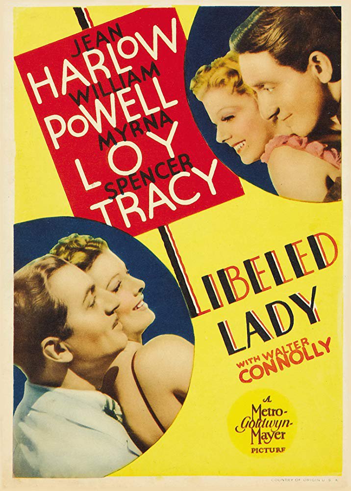 Libeled Lady (1936) - Spencer Tracy  DVD  Colorized Version