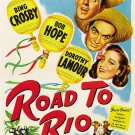 Road To Rio (1947) - Bob Hope  DVD  Colorized Version