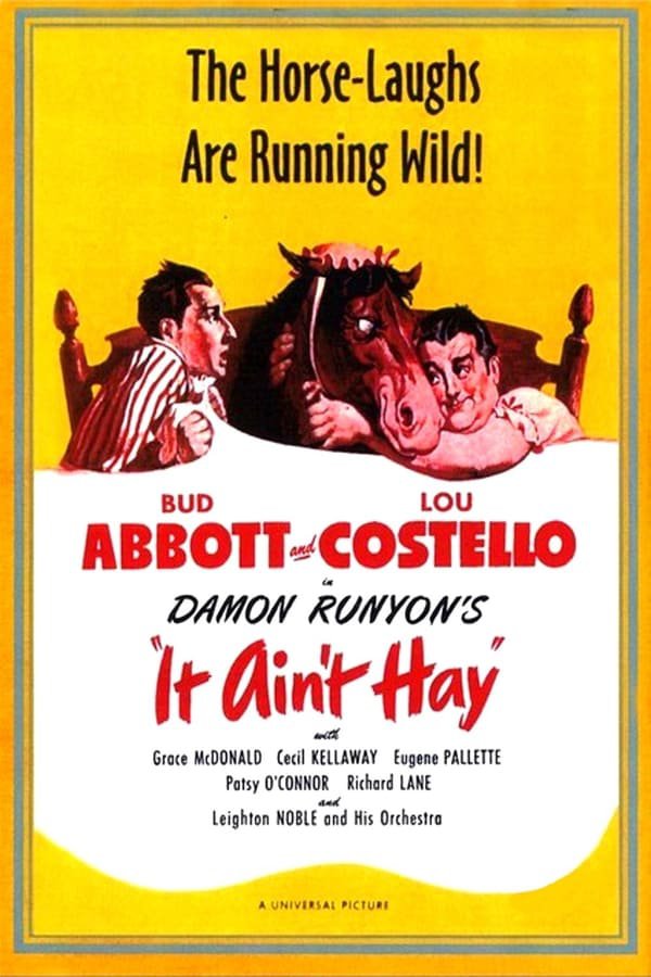 It Ain&Acirc;&acute;t Hay (1943) - Abbott & Costello  DVD  Colorized Version