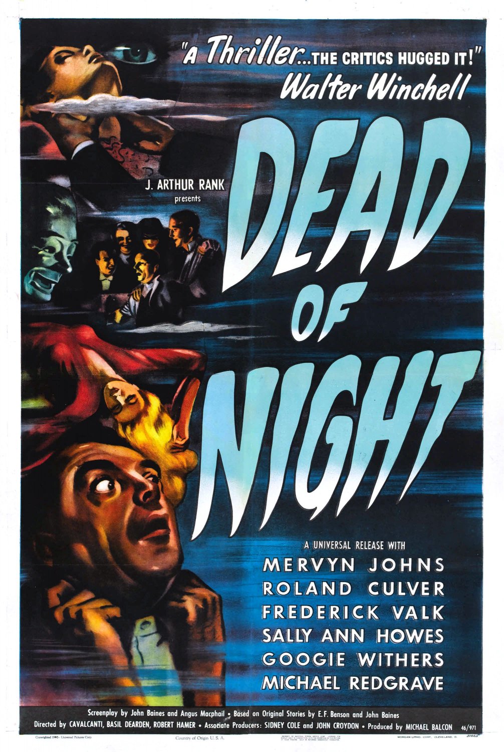 Dead Of Night (1945) - Michael Redgrave  DVD  Colorized Version