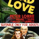 Mad Love (1935) - Peter Lorre  DVD  Colorized Version
