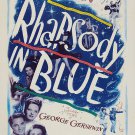 Rhapsody In Blue (1945) - Robert Alda DVD  Colorized Version