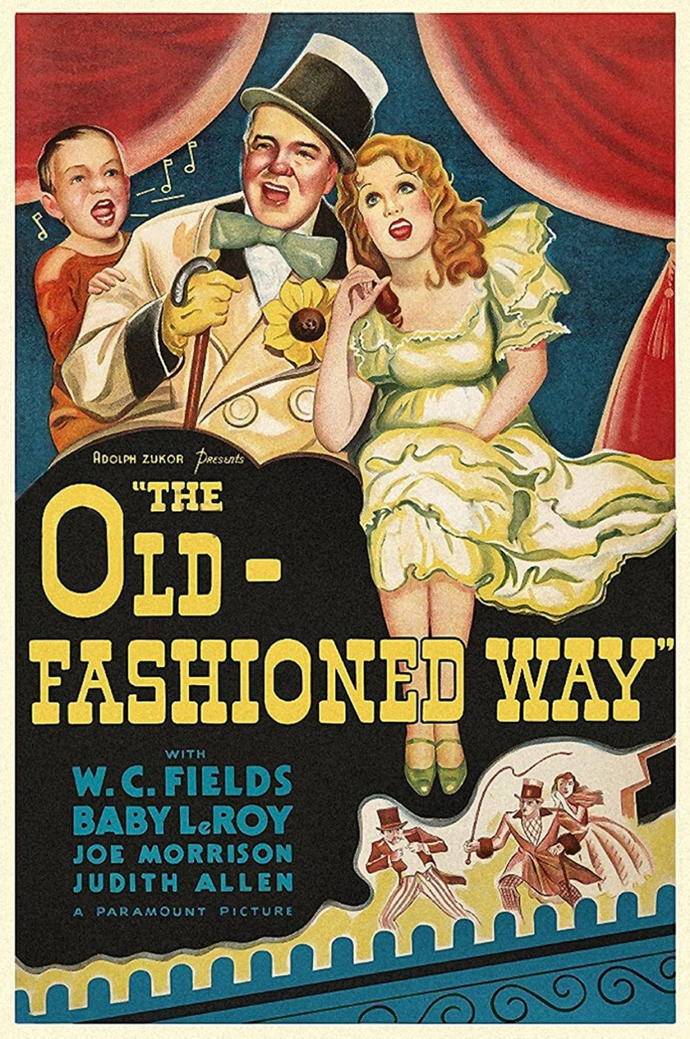 The Old Fashioned Way (1934) - W.C. Fields  DVD  Colorized Version