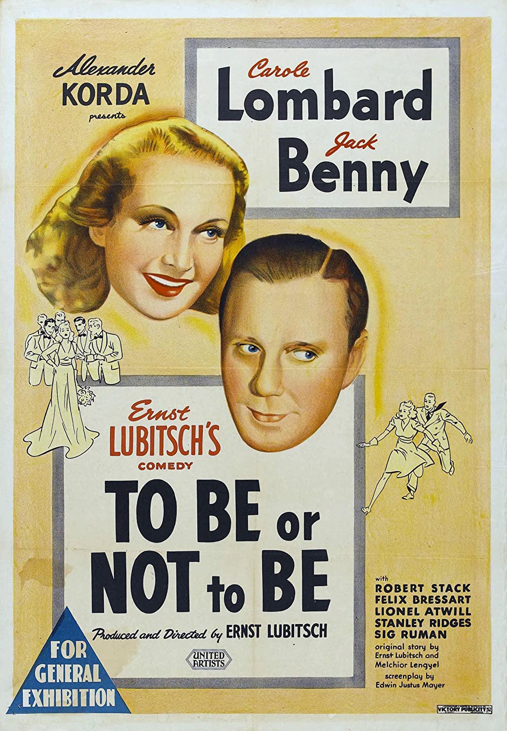 To Be Or Not To Be (1942) - Carole Lombard  DVD  Colorized Version