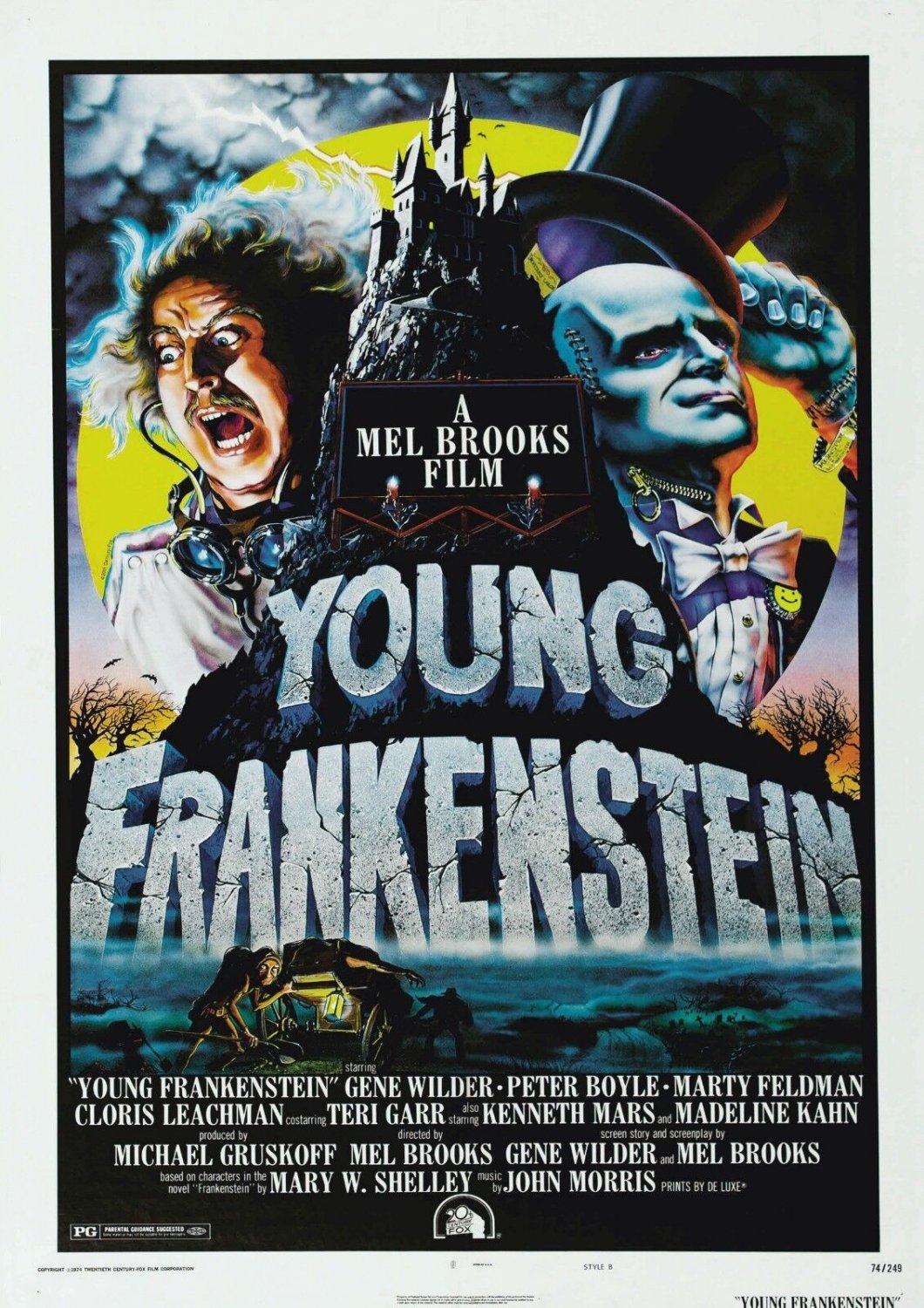 Young Frankenstein (1974) - Gene Wilder  DVD  Colorized Version