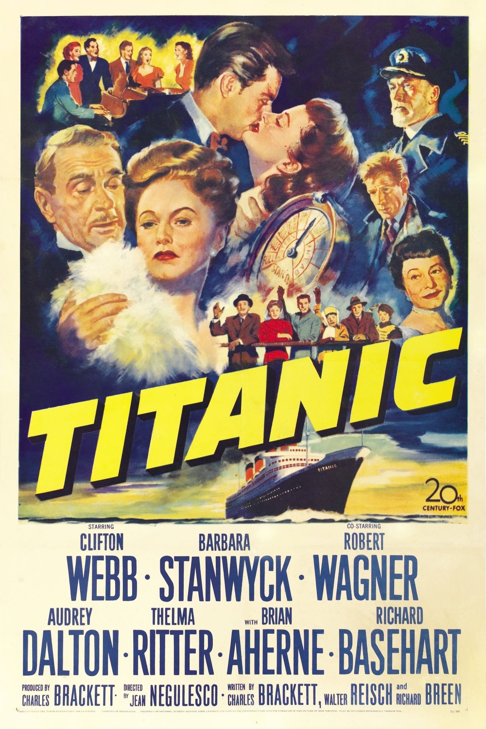 Titanic (1953) - Barbara Stanwyck  DVD  Colorized Version