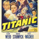 Titanic (1953) - Barbara Stanwyck  DVD  Colorized Version