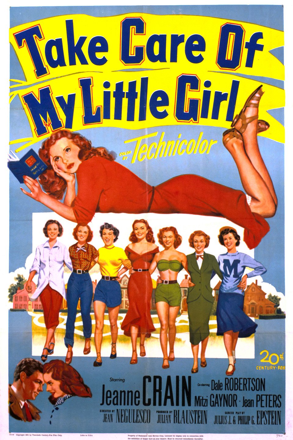 Take Care Of My Little Girl (1951) - Jeanne Crain  DVD
