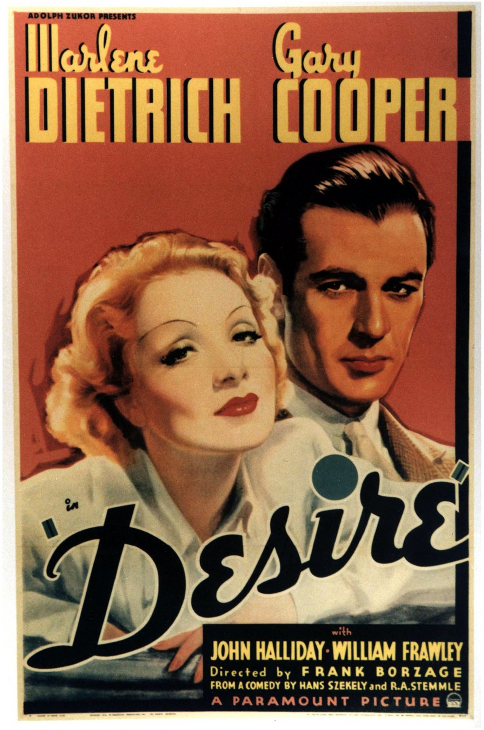 Desire (1936) - Gary Cooper  DVD  Colorized Version