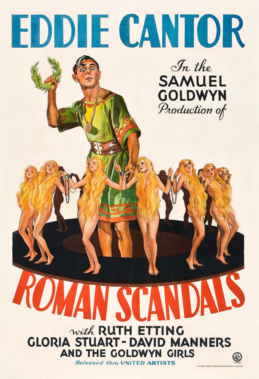 Roman Scandals (1933) - Eddie Cantor  DVD Colorized Version