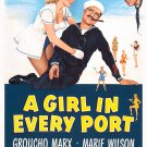 A Girl In Every Port (1952) - Groucho Marx  DVD  Colorized Version