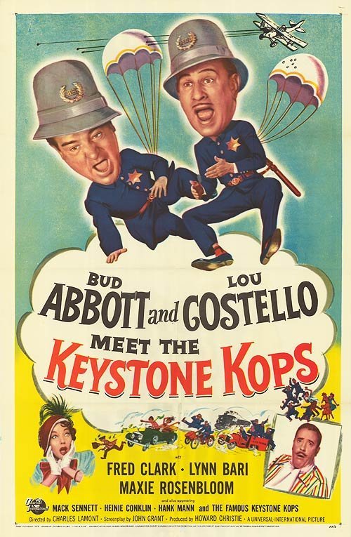 Abbott And Costello Meet The Keystone Kops (1955)  DVD  Colorized Version
