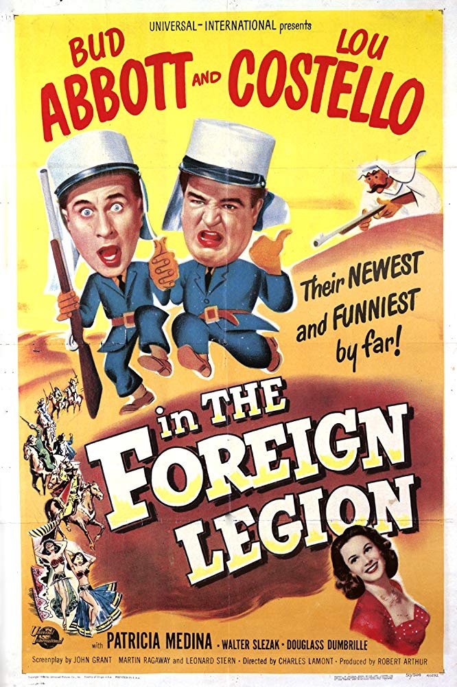 Abbott And Costello In The Foreign Legion (1950)  DVD  Colorized Version