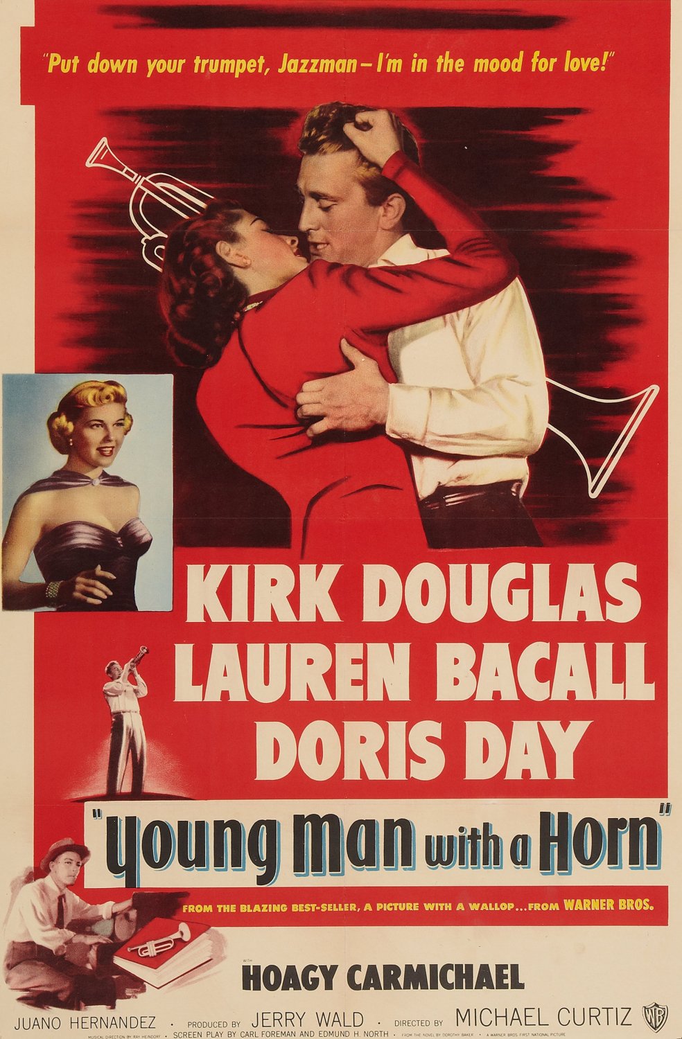Young Man With A Horn (1950) - Kirk Douglas  DVD  Colorized Version