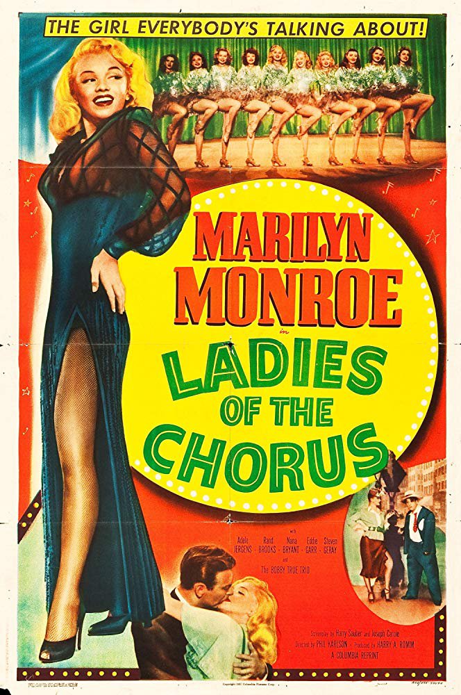 Ladies Of The Chorus (1948) - Marilyn Monroe  DVD  Colorized Version