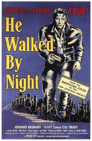 He Walked By Night (1948) - Richard Basehart  DVD  Colorized Version