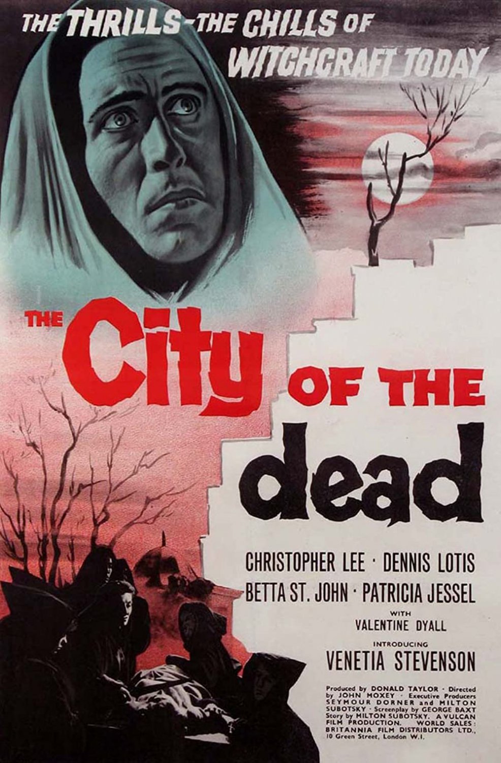 The City Of The Dead (1960) - Christopher Lee  DVD  Colorized Version