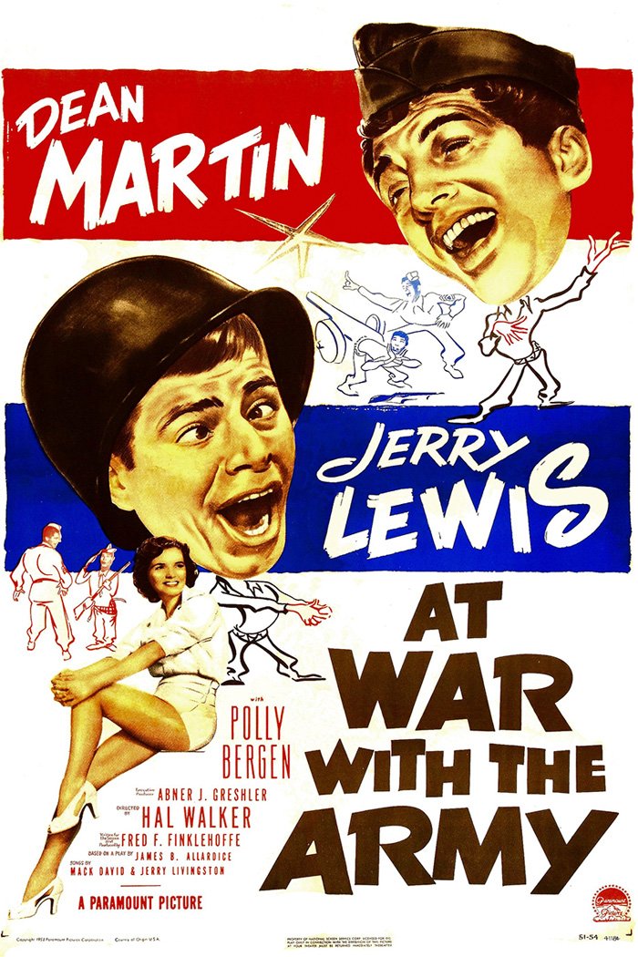 At War With The Army (1950) - Jerry Lewis  DVD  Colorized Version
