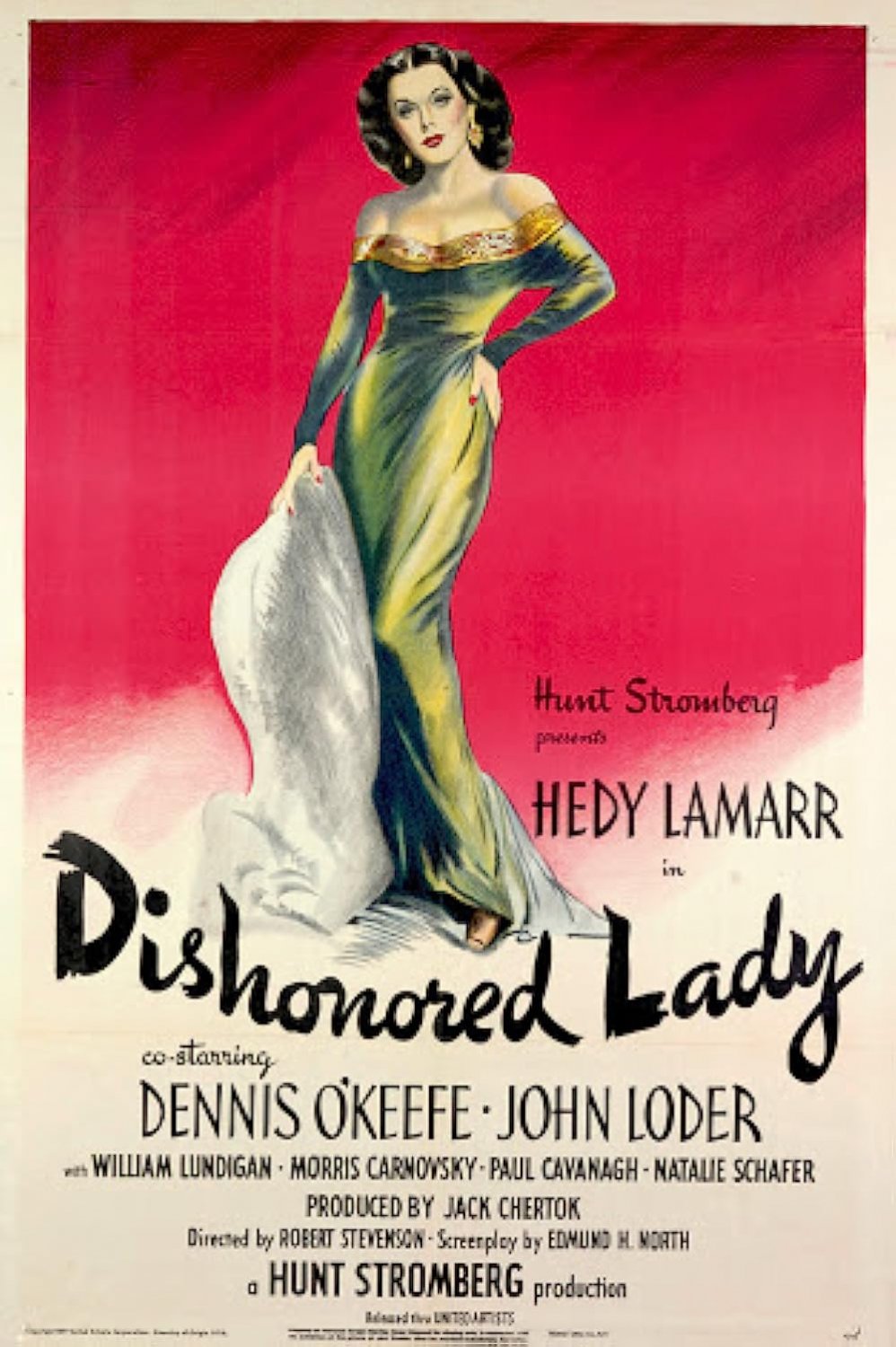 Dishonored Lady (1947) - Hedy Lamarr  DVD  Colorized Version