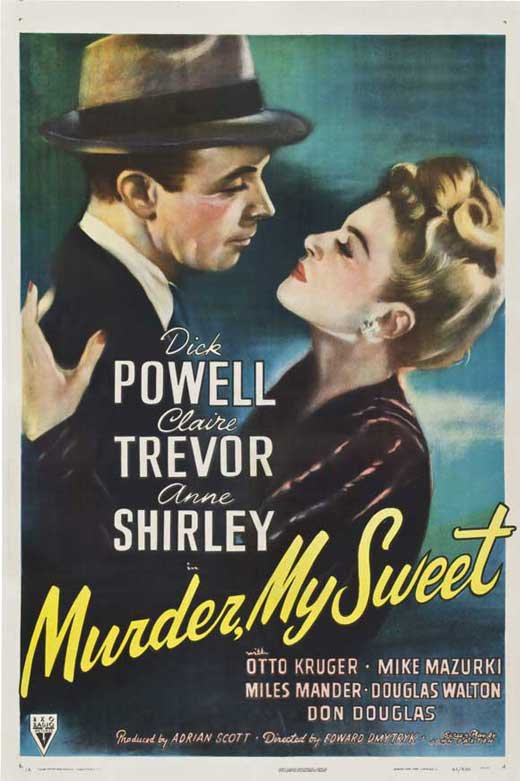 Murder, My Sweet (1944) - Dick Powell  DVD  Colorized Version