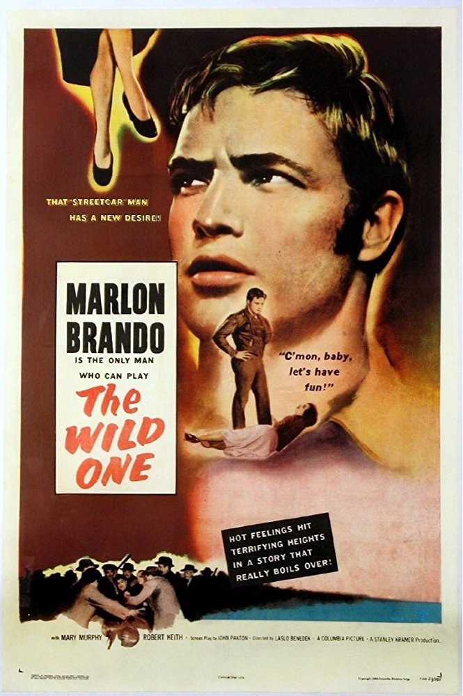 The Wild One (1953) - Marlon Brando  Colorized Version  DVD