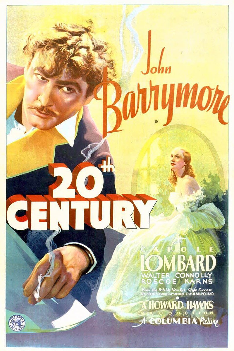 Twentieth Century (1934) - John Barrymore  Colorized Version  DVD