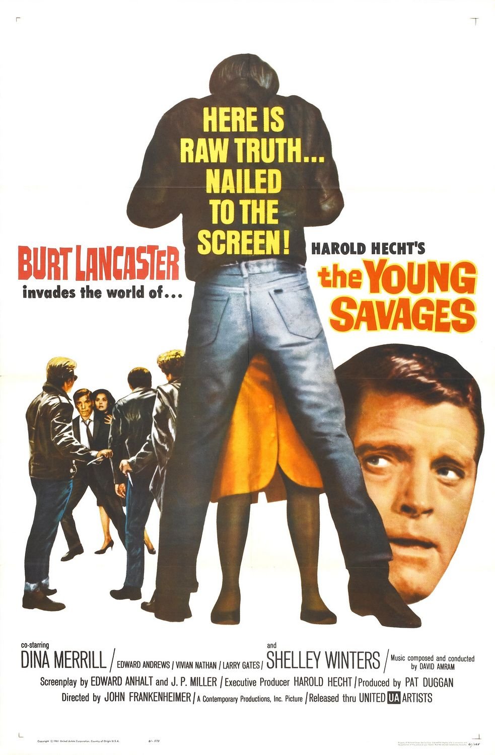 The Young Savages (1961) - Burt Lancaster  Colorized Version DVD