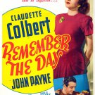 Remember The Day (1941) - Claudette Colbert  Colorized Version  DVD