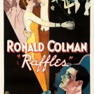 Raffles (1930) - Ronald Colman  Colorized Version  DVD