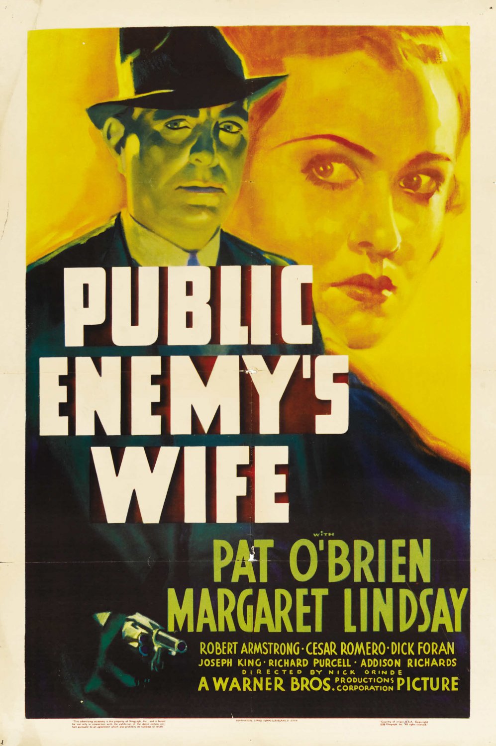 Public Enemy&Acirc;&acute;s Wife (1936) - Pat O&Acirc;&acute;Brien  Colorized Version  DVD