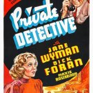 Private Detective (1939) - Jane Wyman  Colorized Version  DVD
