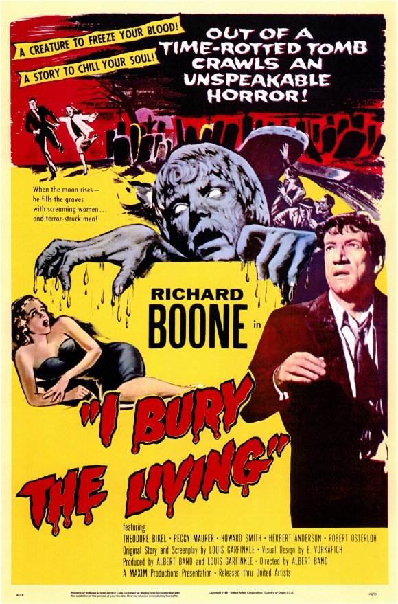 I Bury The Living (1958) - Richard Boone  Colorized Version  DVD