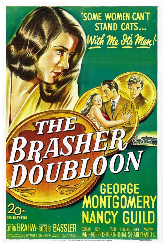 The Brasher Doubloon (1947) - George Montgomery  Colorized Version  DVD